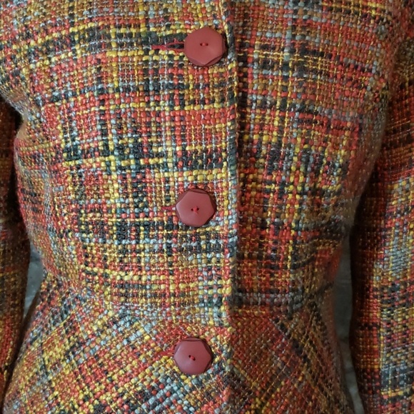 SALE💫COLDWATER CREEK MULTI COLORED BLAZER SZ 8P - Picture 3 of 8